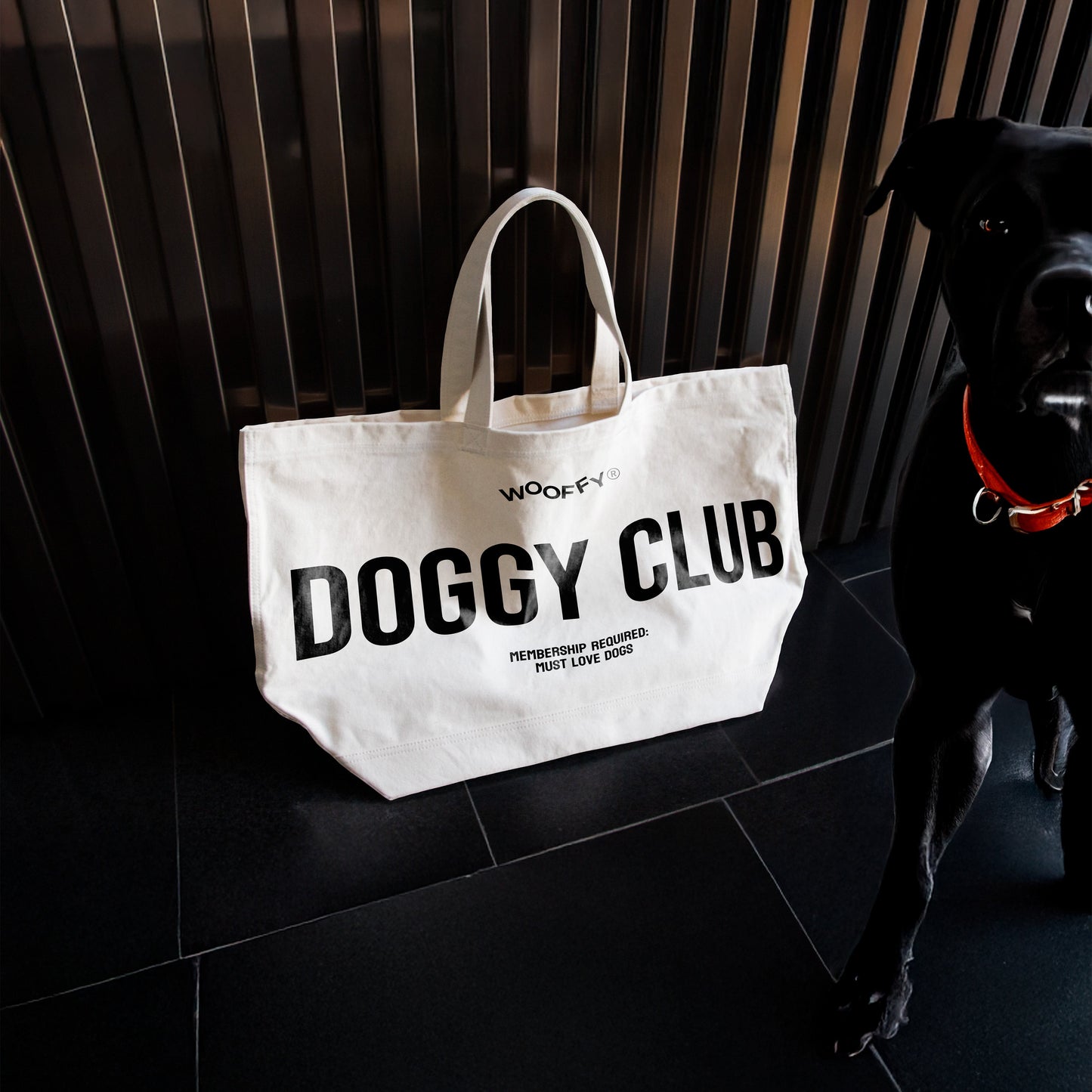 "Doggy Club" Tote Bag